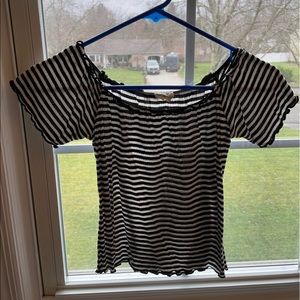 off the shoulder tee shirt